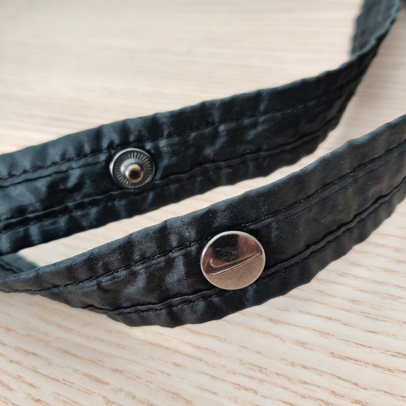 Nike Victory Gym Tote Duffle Workout Bag Shiny Black Travel Trip BA4905-001 Rare - Picture 8 of 16